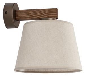 Brilagi - Стенна лампа LATTE 1xE27/15W/230V борова/бежова