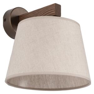 Brilagi - Стенна лампа LATTE 1xE27/15W/230V борова/бежова