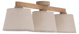 Brilagi - Плафонен полилей LATTE SABIA, 3xE27/15W/230V, бор/бежов