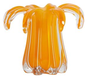Оранжева стъклена ваза (височина 17 cm) Avenia – Light & Living