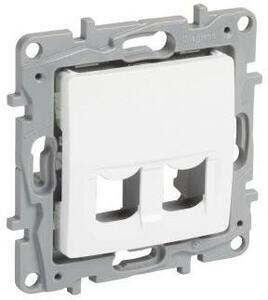 Legrand Розетка за 2xRJ45 Keystone цвят Бял Niloe - 664765