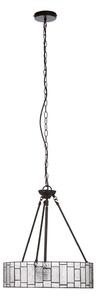Метално висящо осветително тяло със стъклен абажур ø 46 cm Waldorf – Premier Housewares