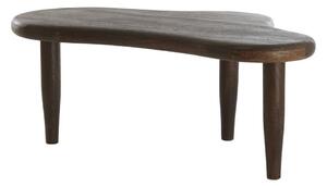 Масичка за кафе от масивно манго в тъмно естествен цвят 64x102 cm Canzo – Light & Living