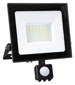 LED Прожектор със сензор LED/50W/230V 6500K IP44 черен