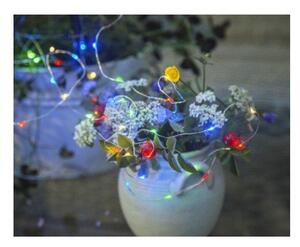 Слънчева LED верига за външно ползване с цветни светодиоди, дължина 5 м Dew Drop - Star Trading
