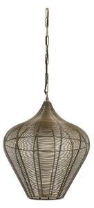 Метално висящо осветително тяло в бронзов цвят ø 36 cm Alvaro – Light & Living