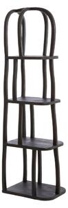 Стелаж от масивно манго в тъмно естествен цвят 53x175x40 cm Lowe – Light & Living