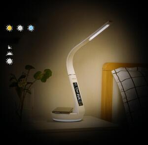 Retlux LED лампа с димер, безжично зареждане Qi, дисплей, 6W, 230V, 3000/4000/60