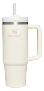 Кремав термос със сламка от неръждаема стомана 890 ml Quencher H2.O FlowState™ Tumbler Cream 2.0 – Stanley