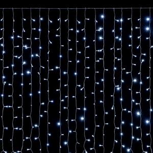 Гирлянда от LED Светлини Бял 200 x 0,5 x 100 cm