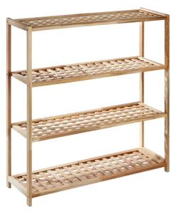 Botník z ořechového dřeva Premier Housewares Shoe Rack, 79 x 80 cm