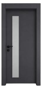 Интериорна врата с каса EUROSTILL MILANO с остъкление Advanced PW 78x205 cm Антрацит