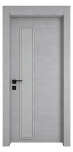 Интериорна врата с каса EUROSTILL MILANO с остъкление Advanced PW 78x205 cm Орех Шерин