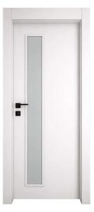 Интериорна врата с каса EUROSTILL MILANO с остъкление Advanced PW 78x205 cm Бяло