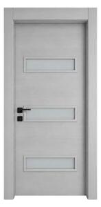 Интериорна врата с каса EUROSTILL MILANO с остъкление TW 78x205 cm Орех Шерин
