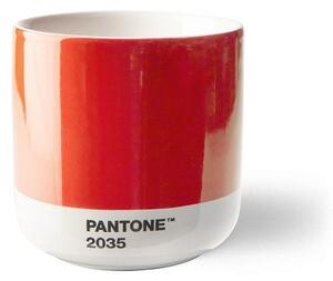 Червена порцеланова чаша за капучино 175 ml Red 2035 – Pantone