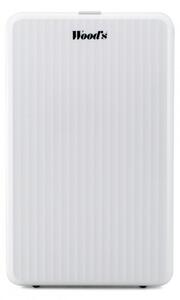 Влагоуловител Woods MRD10G, До 40 м2, За бани, 10l/24ч, Таймер, Регулируем поток, Хидростат, Бял