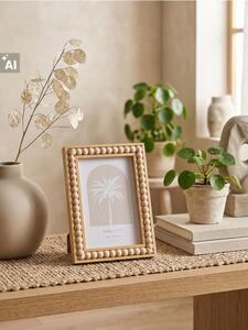 Sinsay - Фоторамка с декоративни мъниста - бежово