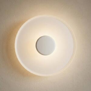 Vibia Top LED стенна лампа Ø 40 cm бяла, Затъмняване, Бял, Дневна/трапезария, Метал, Модерен