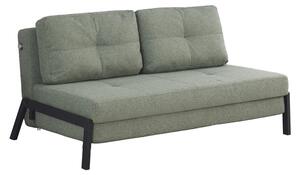Разтегателен диван Hafrene 151x94x71 cm, светлозелена материя