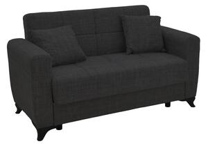 Двуместен диван с място за съхранение Modesto Pako Pako World Black 155x85x80 cm
