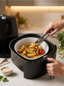 Sinsay - Хартиени форми за air fryer 100 pack - бял