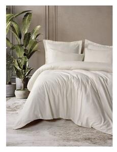 Бежово двойно удължено спално бельо от памук Renforcé 240x220 cm Checkered – Mila Home Luxury