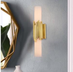 Elstead MARVELE-2WB-AB-OPAL - LED осветително тяло за баня MARVELE 2xG9/4W/230V IP44
