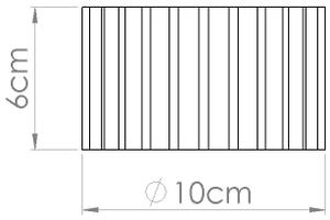 Sollux SL.1787 - Точково осветително тяло AURA 1xGX53/10W/230V 6 см черно