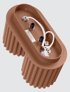 Sollux SL.1805 - Точково осветително тяло AURA 2xGU10/10W/230V кафяво