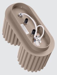 Sollux SL.1815 - Точково осветително тяло AURA, 2 x GU10, 10 W, 230 V, таупе