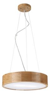 Brilagi - LED полилей на кабел CARVALHO MODERN 2xE27/60W/230V дъб, диам. 37,5 см
