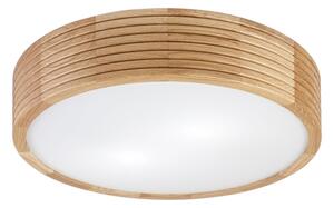 Brilagi - LED таванно осветително тяло CARVALHO MODERN 2xE27/60W/230V Ø 37,5 см дъб