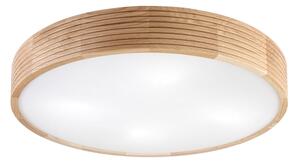 Brilagi - LED таванен плафон CARVALHO MODERN 4xE27/60W/230V дъб Ø 57,5 см
