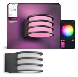 Philips - LED RGB димируема външна стенна лампа Hue LUCCA 1xE27/8,1W/230V IP44