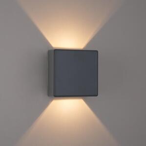 Brilagi - LED външно стенно осветително тяло DOUBLERAY LED/6W/230V антрацит IP54