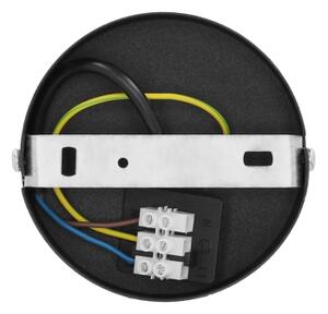 Таванно осветително тяло WENTA 1xE27/60W/230V, Ø 50 см, юта/кафяво