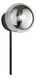 Ondaluce - Настенно осветително тяло JEWEL 1xE14/10W/230V черно/димно черно