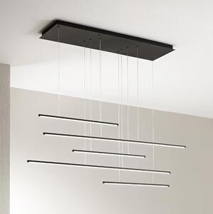 Ondaluce - LED димируем полилей на кабел GENIUS LED/72W/230V черен
