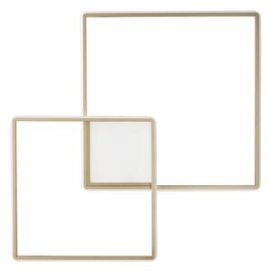 Ondaluce - LED димируемо таванно осветително тяло DOWEL LED/46W/230V 55x55 cm златно