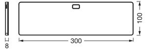 Osram - димируемо LED осветително тяло за монтаж под шкаф със сензор UNDERCABINET LED/5W/230V черно