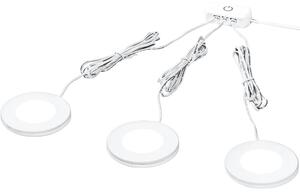 Osram - Комплект от 3 LED осветителни тела за монтаж под шкаф UNDERCABINET LED/8,5W/230V бяло