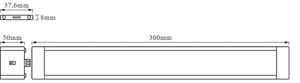 Osram - LED подшкафно осветление със сензор CABINET LED/6W/230V 3000K 30 cm бяло