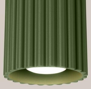 Sollux SL.1794 - Точково осветително тяло AURA 1xGU10/10W/230V 10 см зелено