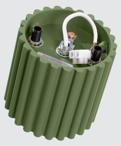 Sollux SL.1794 - Точково осветително тяло AURA 1xGU10/10W/230V 10 см зелено
