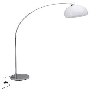 Brilliant - Подова лампа VESSA 1xE27/60W/230V лъскав хром/бяла