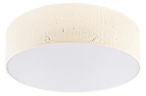 Таванно осветително тяло SIRJA PLISADO 4xE27/15W/230V Ø 45 см кремаво