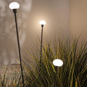 Karman LED лампа с кол MINUIT, височина 105 cm, черна, IP65, Черен, Алуминий, Дизайн