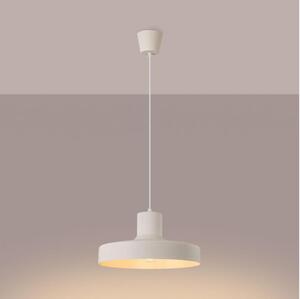 Sollux SL.1704 - Пендел BILO 1xE27/15W/230V Ø 35 см кремав