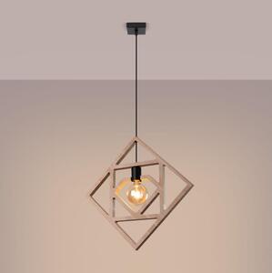 Sollux SL.1757 - Пендел CARO 1xE27/15W/230V бук